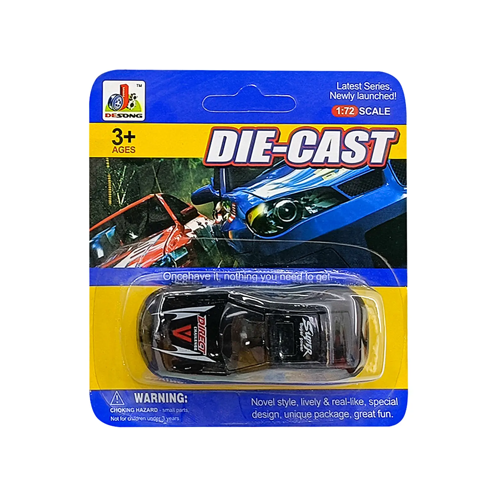 Машинка в масштабе 1:72 металл DS859 в ассортименте