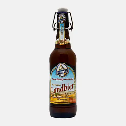 Пиво Monchshof Landbier светлое фильтрованное пастеризованное 5.4% 500мл