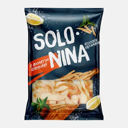 Кальмар с ароматом копчения Solonina 60г