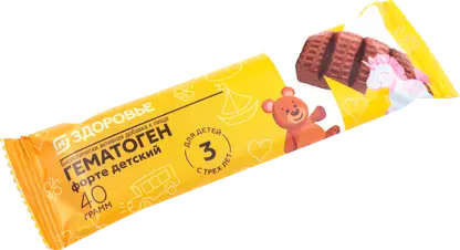 Изображение товара Гематоген М Здоровье форте детский 40г