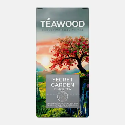 Чёрный чай Secret Garden Teawood 25пак