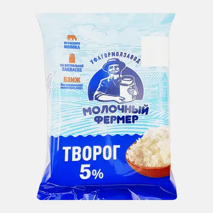 Творог Молочный Фермер 5% 200г