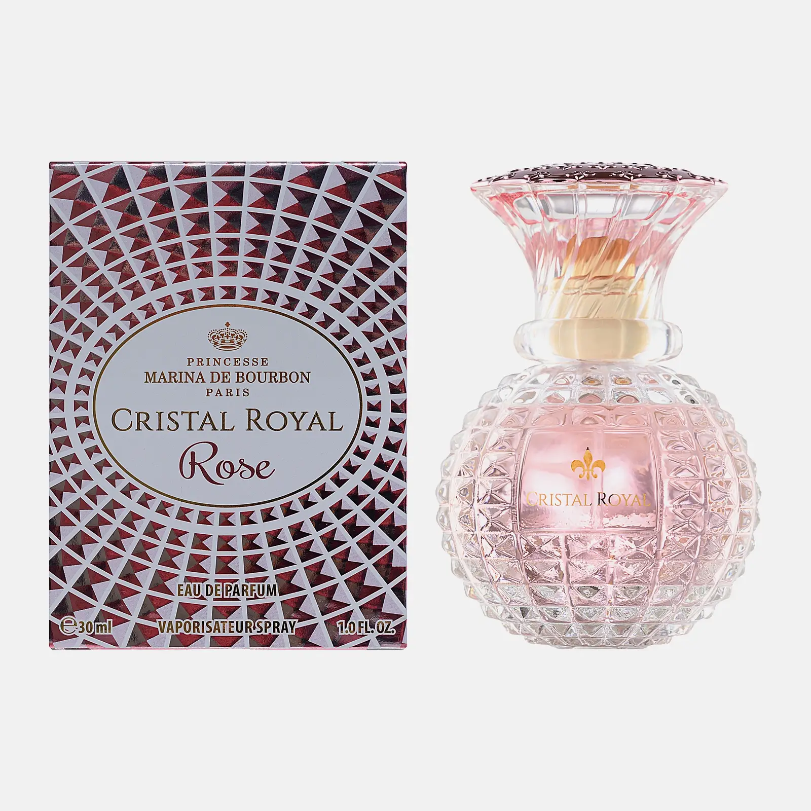 Парфюмерная вода Cristal Royal Rose Marina De Bourbon женская 30мл