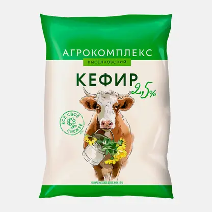 Кефир Агрокомплекс 2.5% 900мл