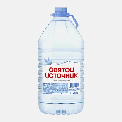 Вода Святой Источник питьевая негазированная 5л