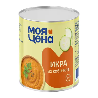 Изображение товара Икра Моя цена кабачковая 360г