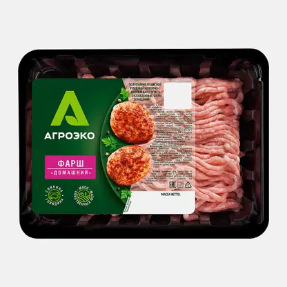 Фарш Домашний свино-говяжий Агроэко 600г