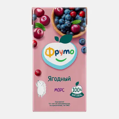 Морс клюква-черника-вишня Фруто 500мл