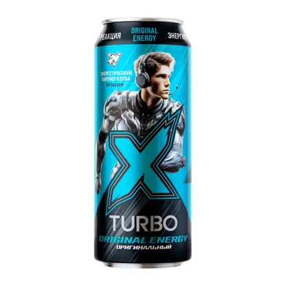 Изображение товара Напиток энергетический X-Turbo Focus Energy оригинальный 450мл