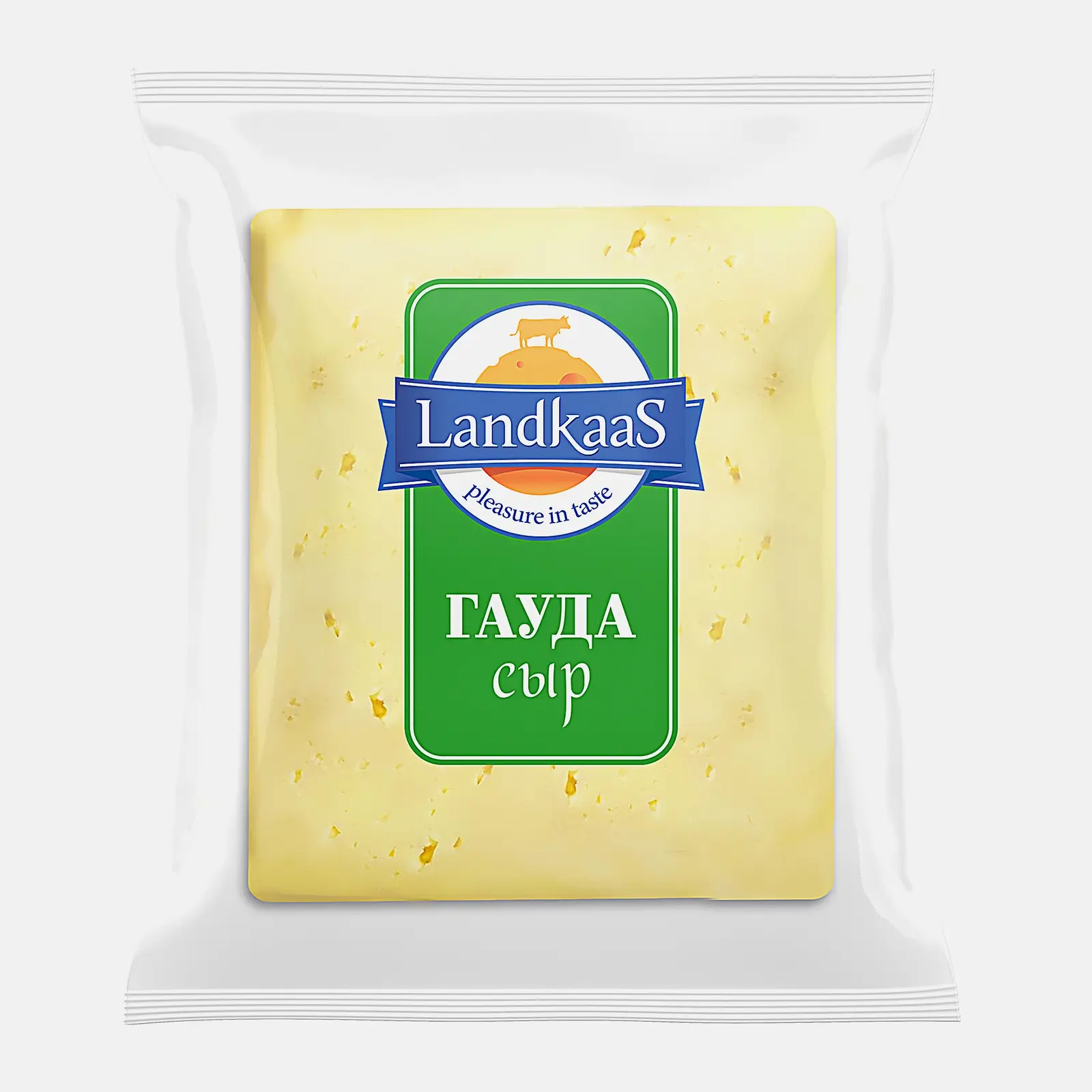 Изображение товара Сыр Landkaas Гауда 45% полутвёрдый сливочный мягкий 300 г