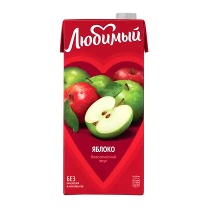 Изображение товара Напиток сокосодержащий Яблоко Любимый 950мл