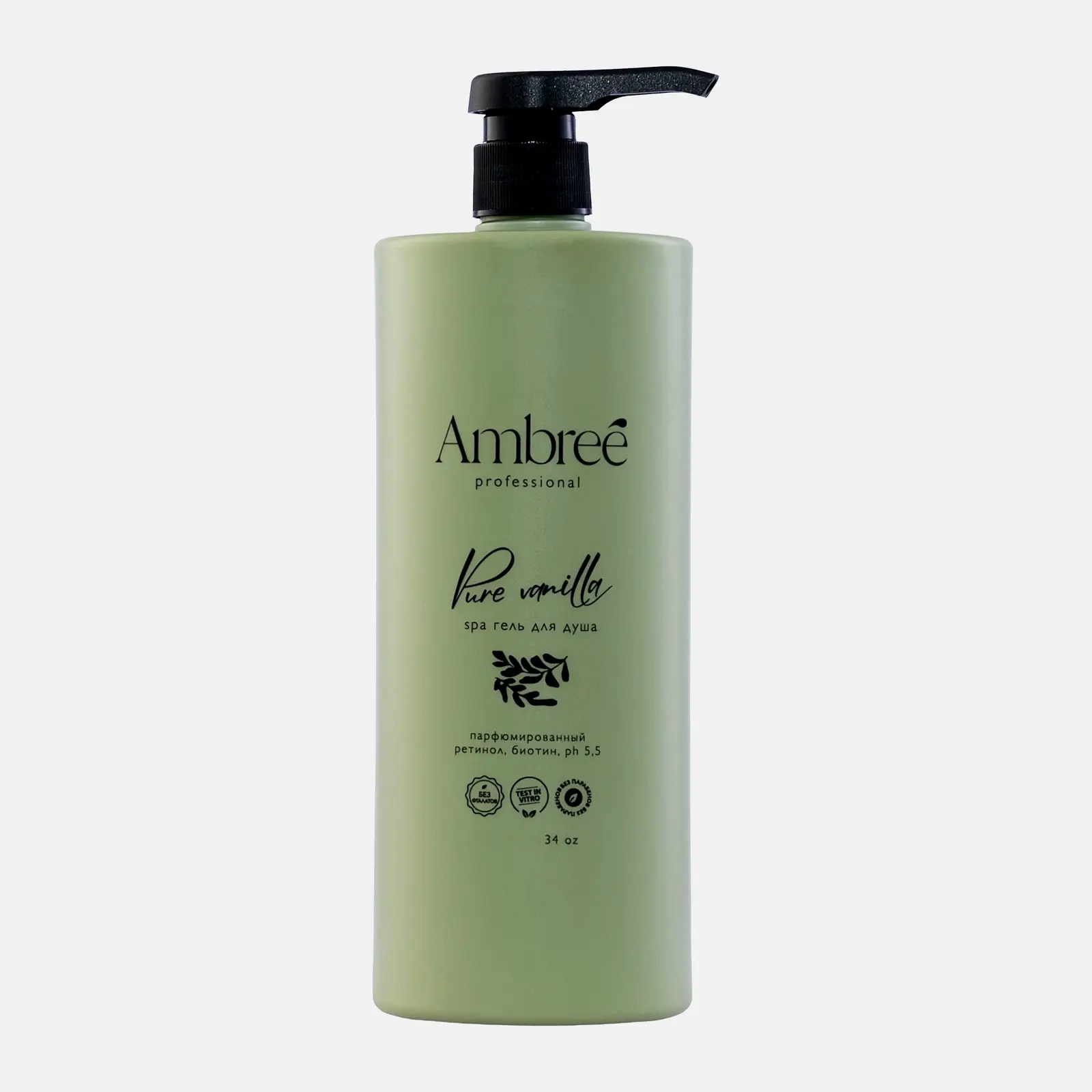 Гель для душа Ambree увлажняющий парфюмированный spa 1л Гель для душа Ambree увлажняющий парфюмированный spa 1л