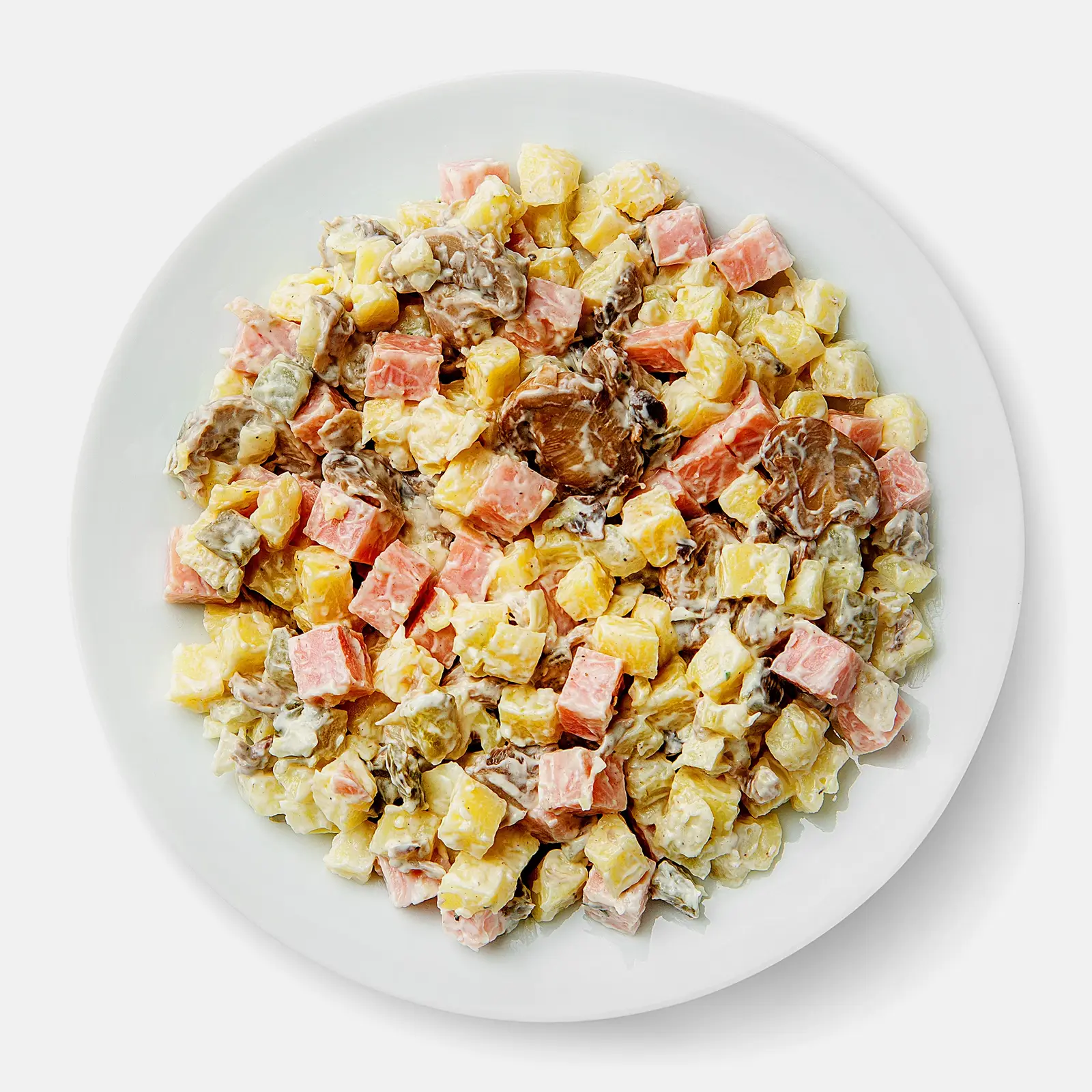 Салат с ветчиной и овощами М Кухня 200г - фото 2