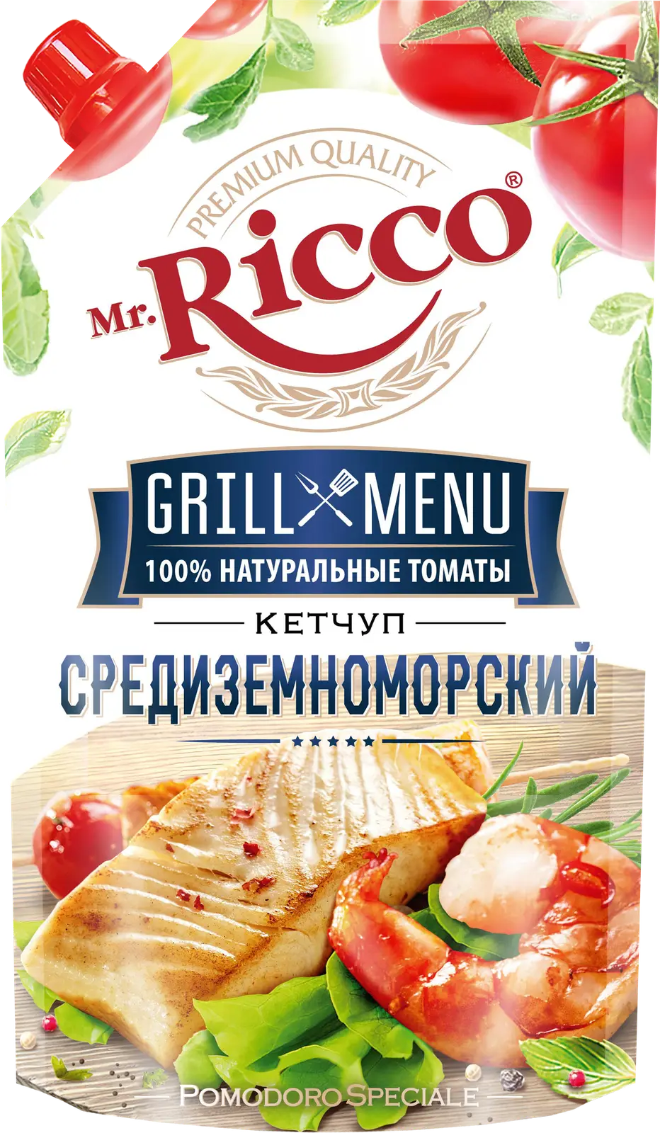 Кетчуп Mr.Ricco Grill Menu Средиземноморский с вялеными томатами 300г — в  каталоге на сайте сети Магнит | Краснодар