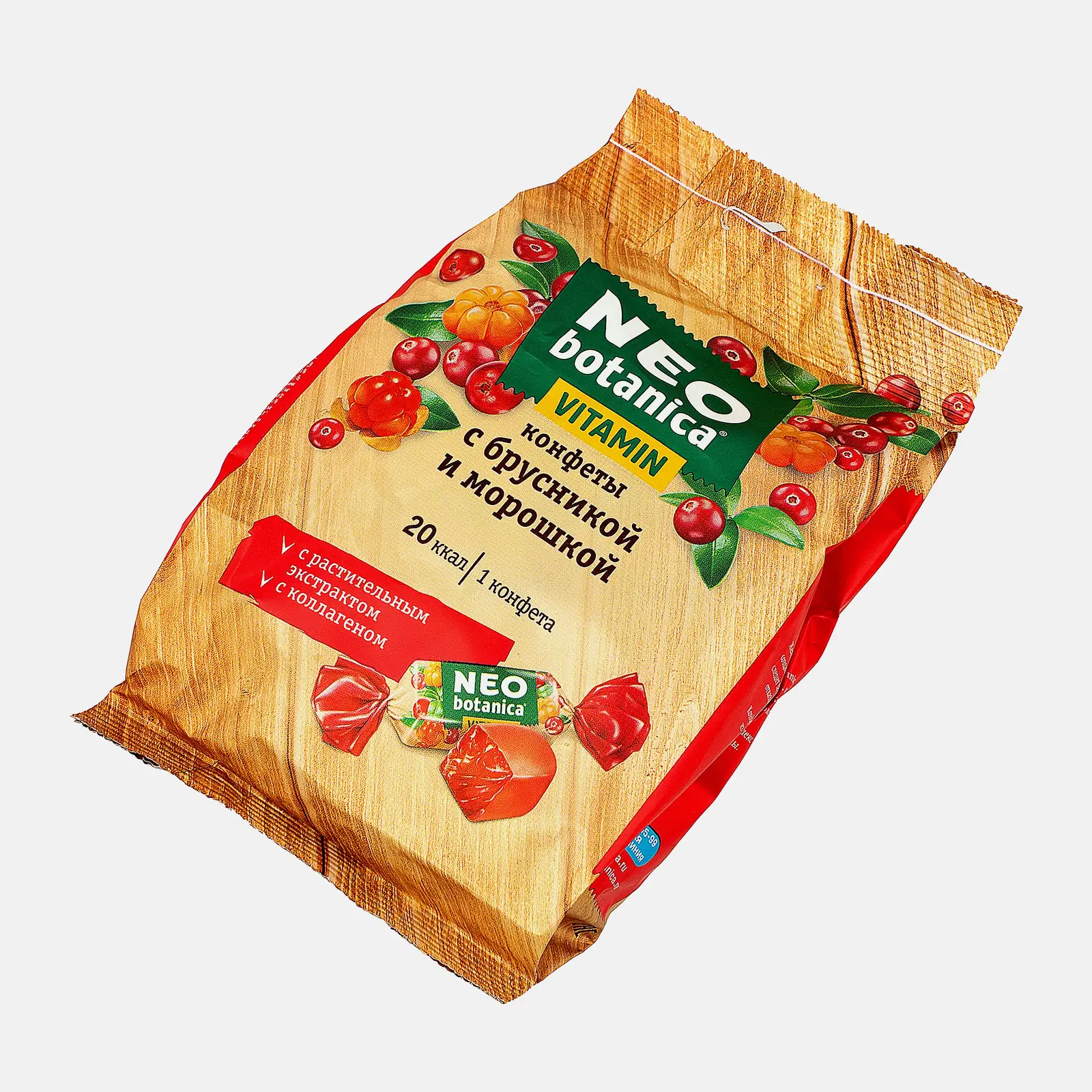 Конфеты Neo/Eco Botanica Vitamin желейные с брусникой и морошкой 200г