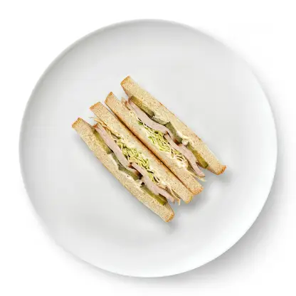 Изображение товара Бутерброд с копчёной курицей К кофе 120г