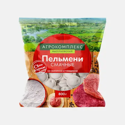 Пельмени Агрокомплекс Смачные 800г