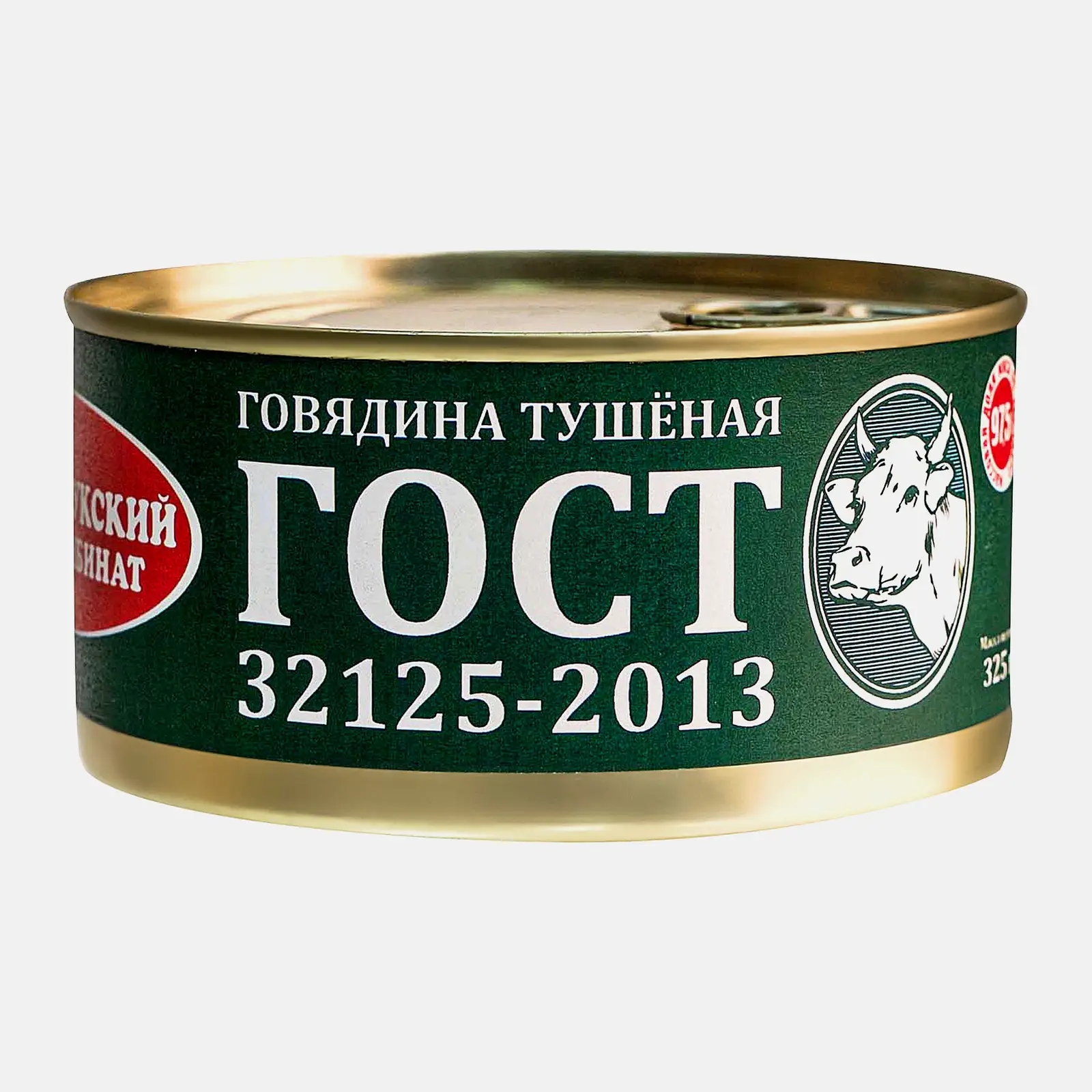 Изображение товара Говядина Великолукский МК тушеная 325г натуральный продукт
