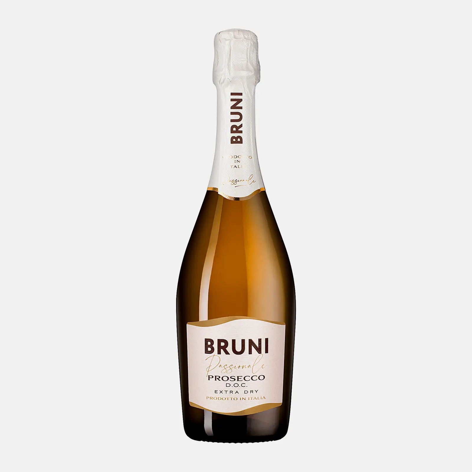Вино игристое Bruni Prosecco Extra Dry белое брют 11% 750мл