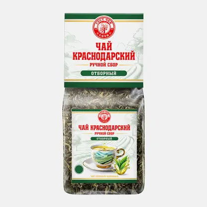 Чай зеленый Краснодарский Гост Ручной сбор 100г