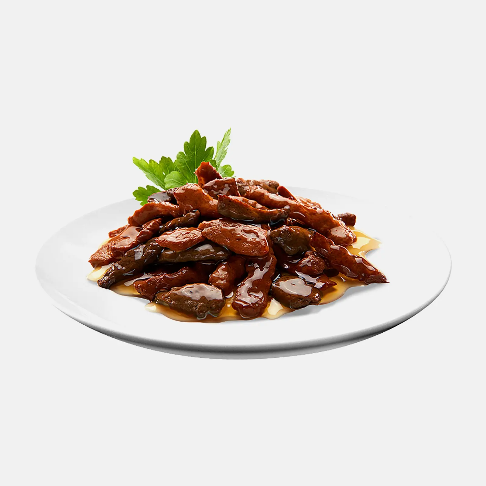 Влажный корм для кошек Ломтики в соусе телятиной и языком Sheba 75г