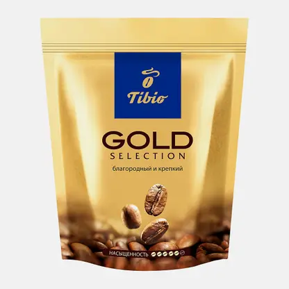 Кофе растворимый Tibio/Tchibo Gold Selection 75г