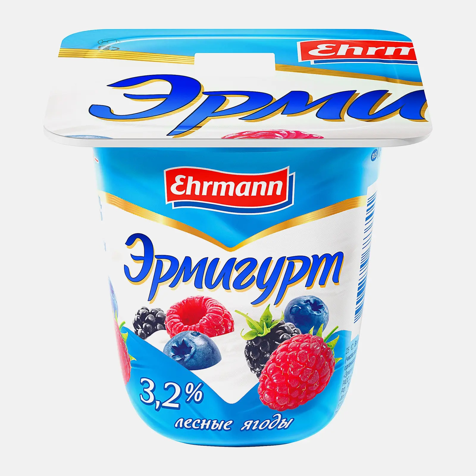 Продукт йогуртный Эрмигурт Лесные ягоды 3.2% 100г