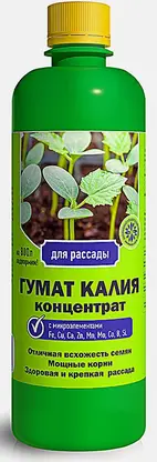 Удобрение Зеленое сечение Гумат калия 500мл