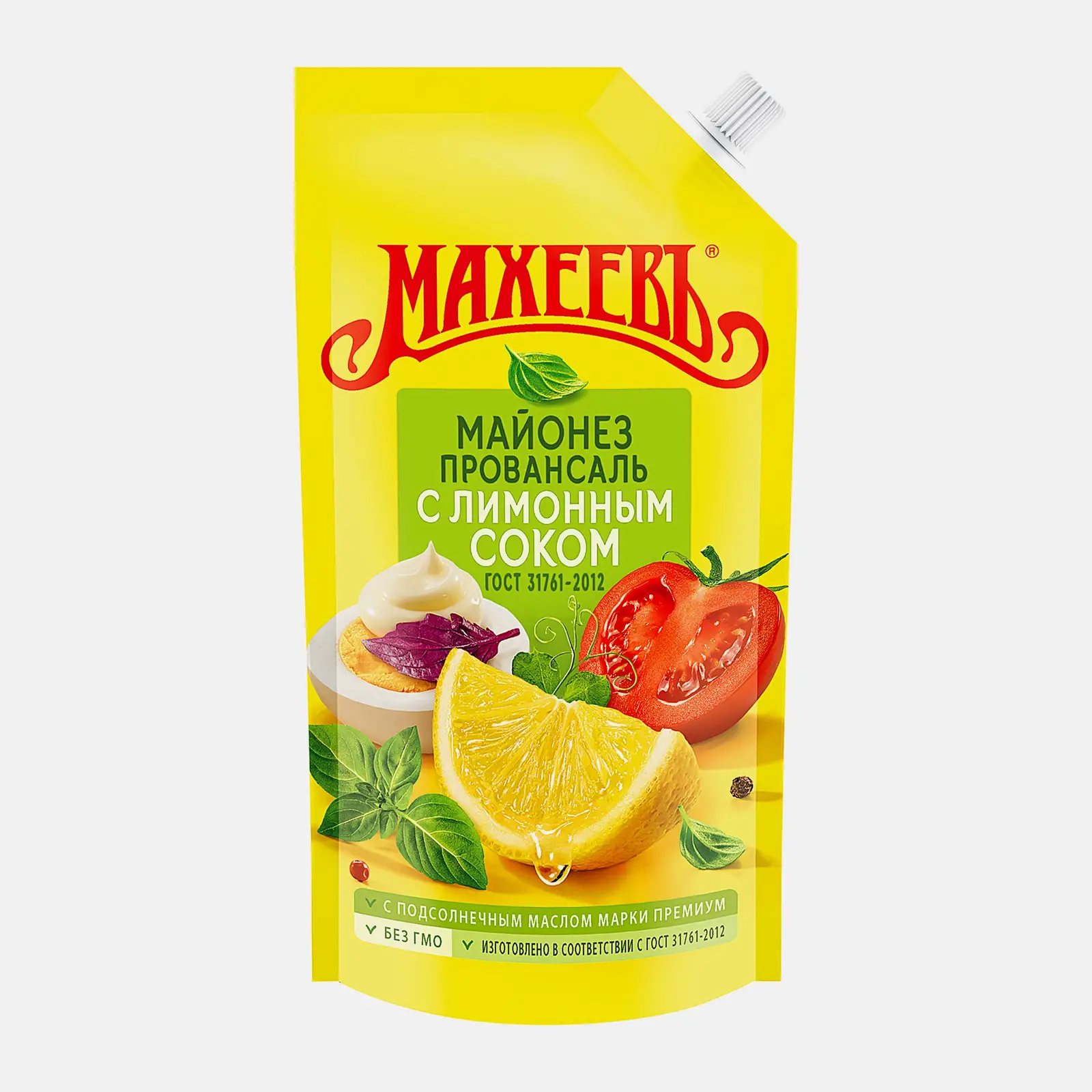 Майонез Махеевъ Провансаль лимонный сок 67% 190мл Майонез Махеевъ Провансаль лимонный сок 67% 190мл