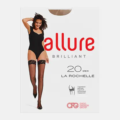 Чулки женские Pierre Cardin/Allure Ля Рошель 20 den бежевые р2