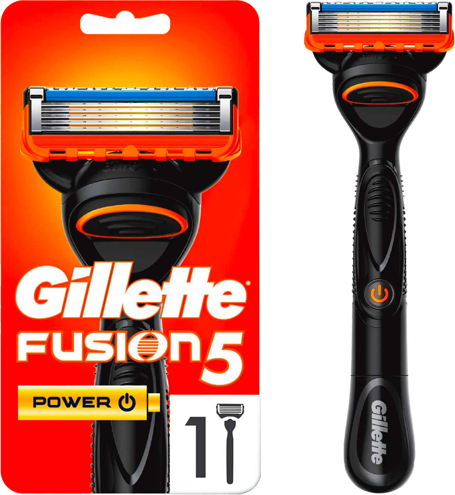 Бритва Gillette Fusion 5 Power со сменной кассетой — в каталоге на сайте  сети Магнит | Краснодар