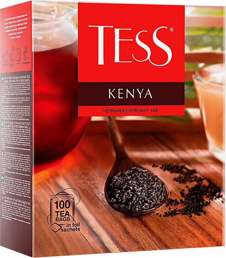 Чай черный Tess Kenya 100пак - фото 2