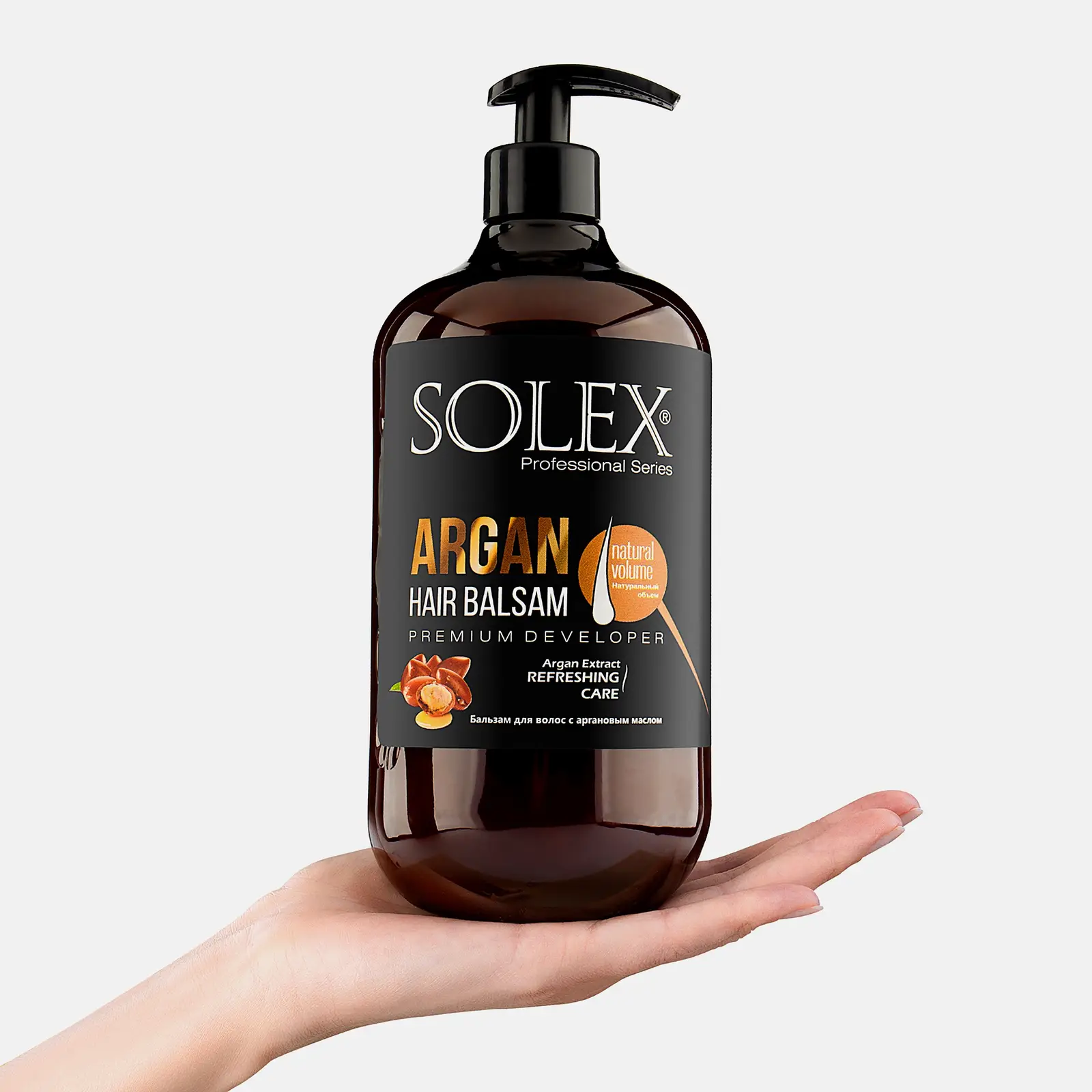 Бальзам для волос Solex с аргановым маслом женский 1л