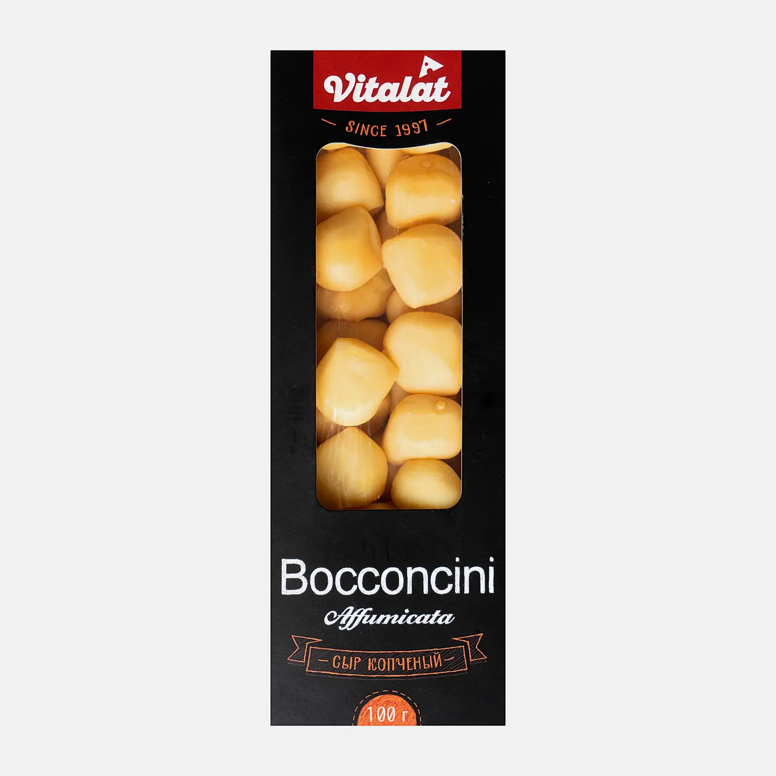 Изображение товара Сыр VitaLat Боккончини 40% в упаковке 100 г