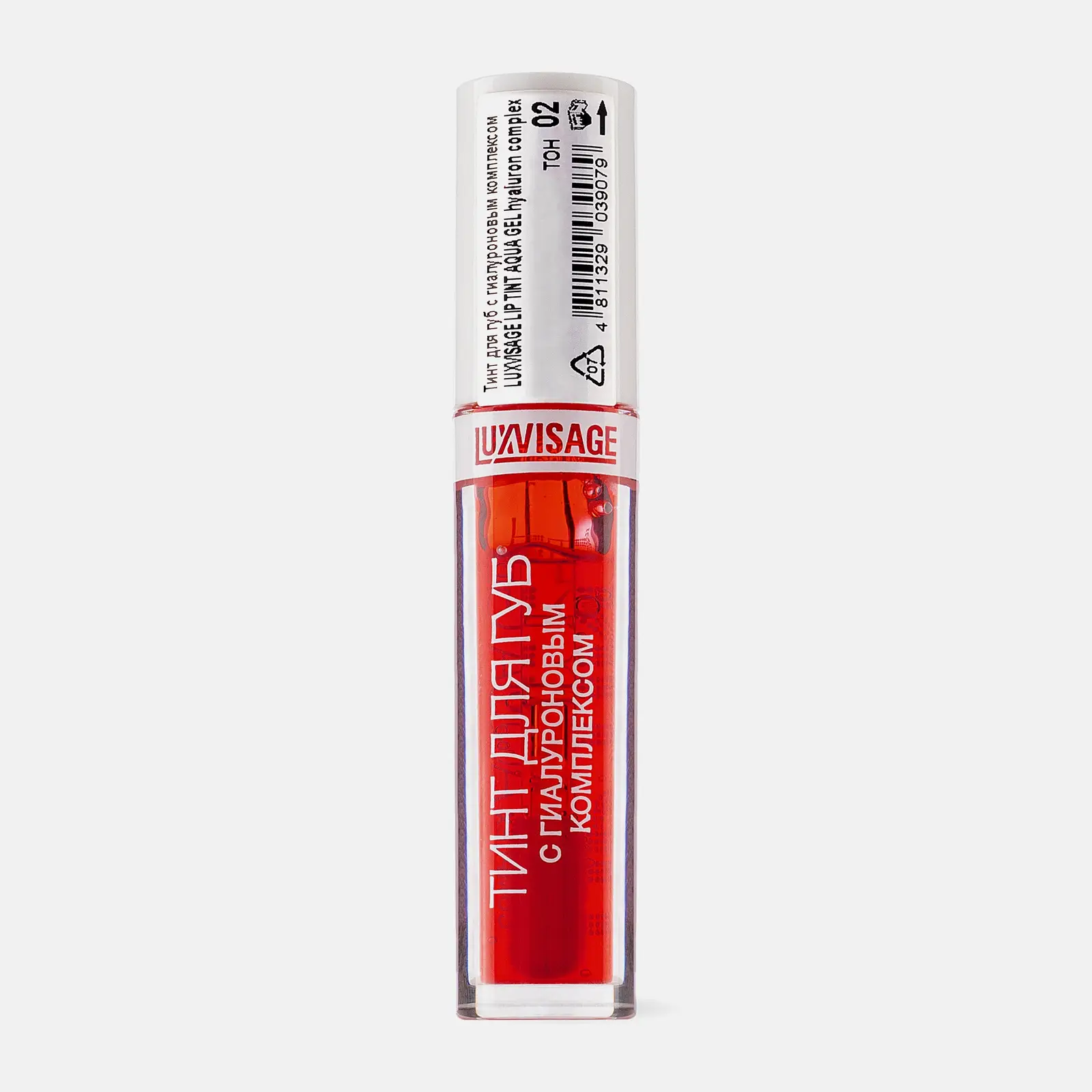 Тинт для губ Luxvisage Lip Tint Aqua Gel тон 02 Sexy Red