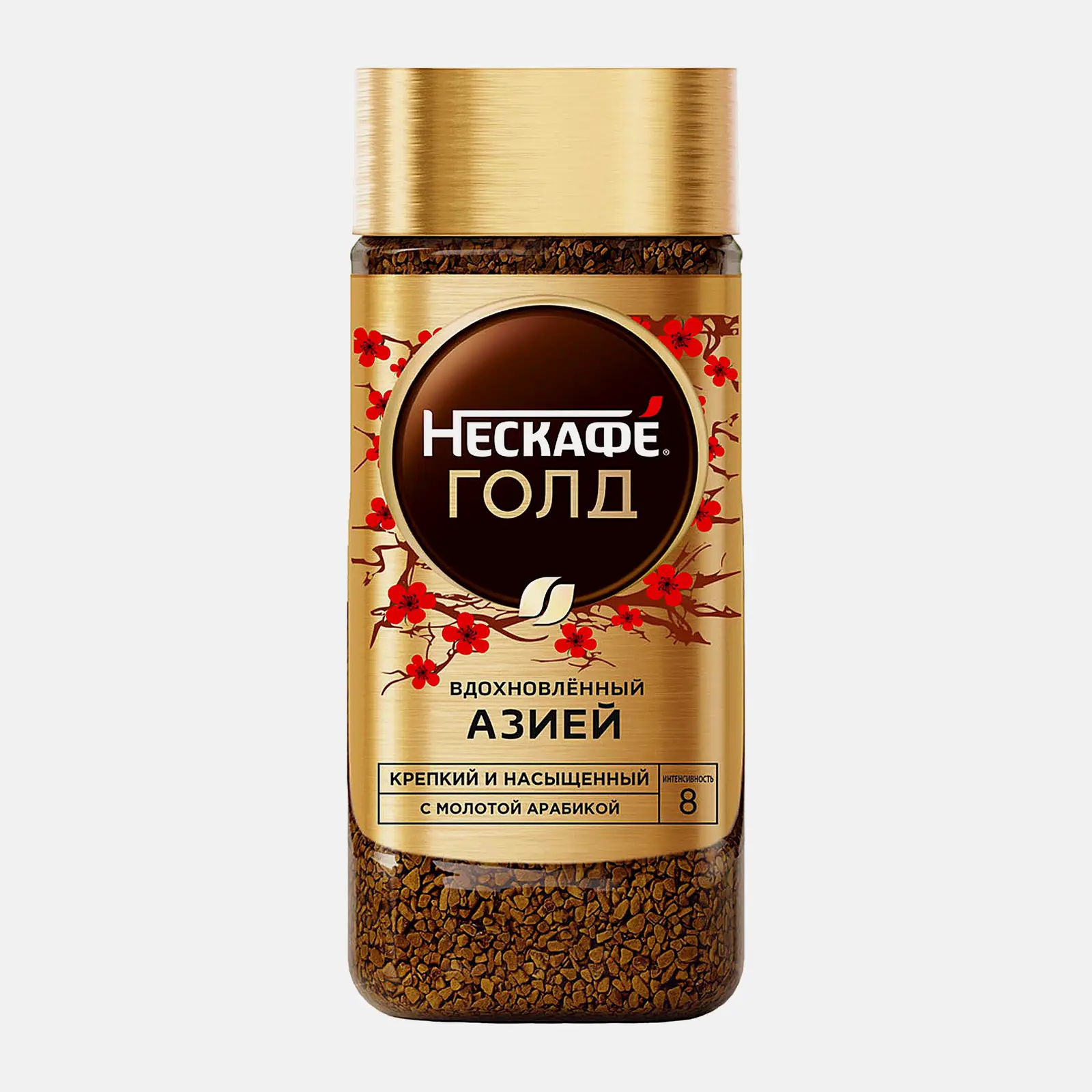 Изображение товара Сублимированный кофе Нескафе Голд Вдохновленный Азией 155 г натуральный растворимый ароматный кофе