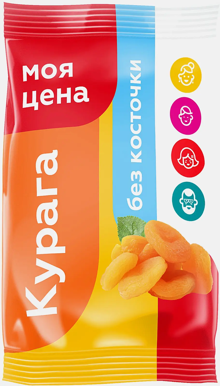 Изображение товара Сушеные абрикосы Моя цена 100г без косточек натуральные и вкусные