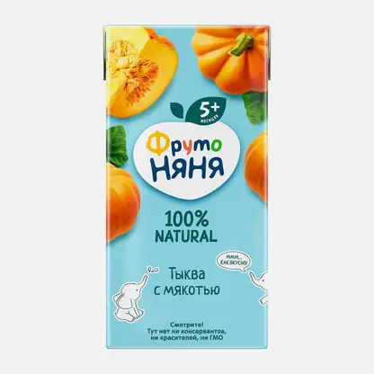 Нектар ФрутоНяня Тыква с мякотью 200мл