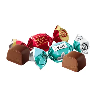 Изображение товара Конфеты трюфель темный с мятой ассорти Mone 300 г