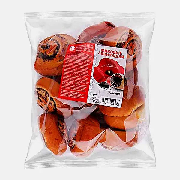 Маковые завитушки Челны хлеб 400г