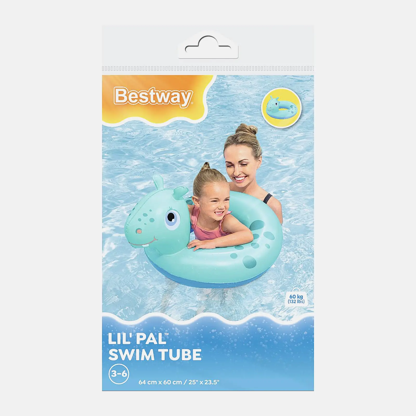 Надувной круг для плавания 3-6 лет Bestway в ассортименте