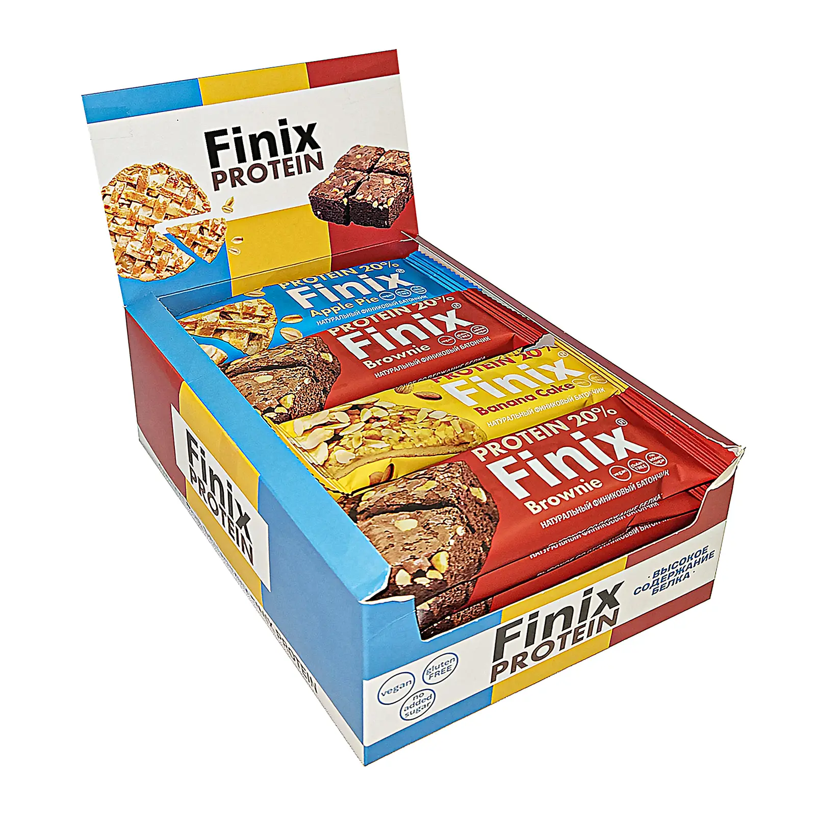 Изображение товара Батончик Finix финик с протеином 30г в ассортименте