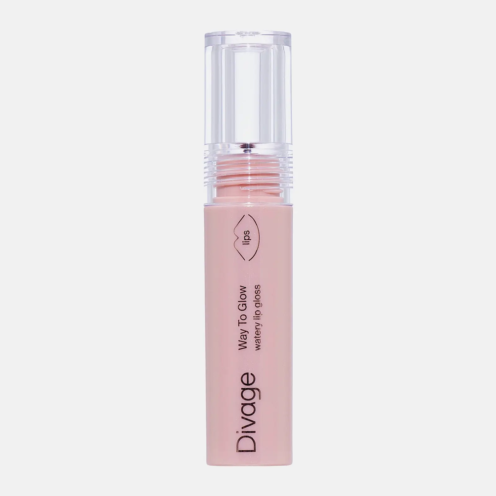 Блеск для губ тон 05 Розовый Divage Way To Glow Lip Gloss