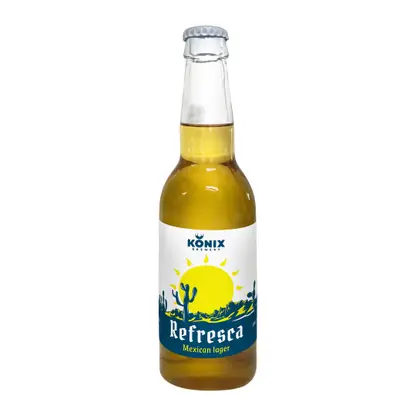 Пивной напиток фильтрованный Refresca Konix 4.8% 330мл
