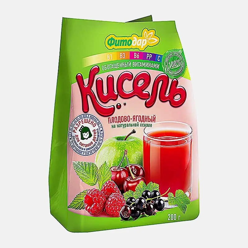 Кисель детский плодово-ягодный Фитодар 200г