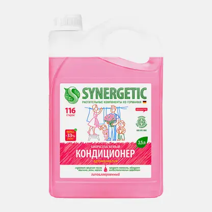 Кондиционер-ополаскиватель для белья Synergetic Аромамагия 3.5л