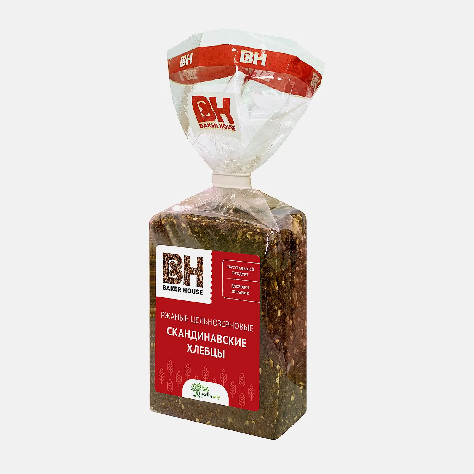 Изображение товара Цельнозерновые ржаные скандинавские хлебцы Baker House 180г