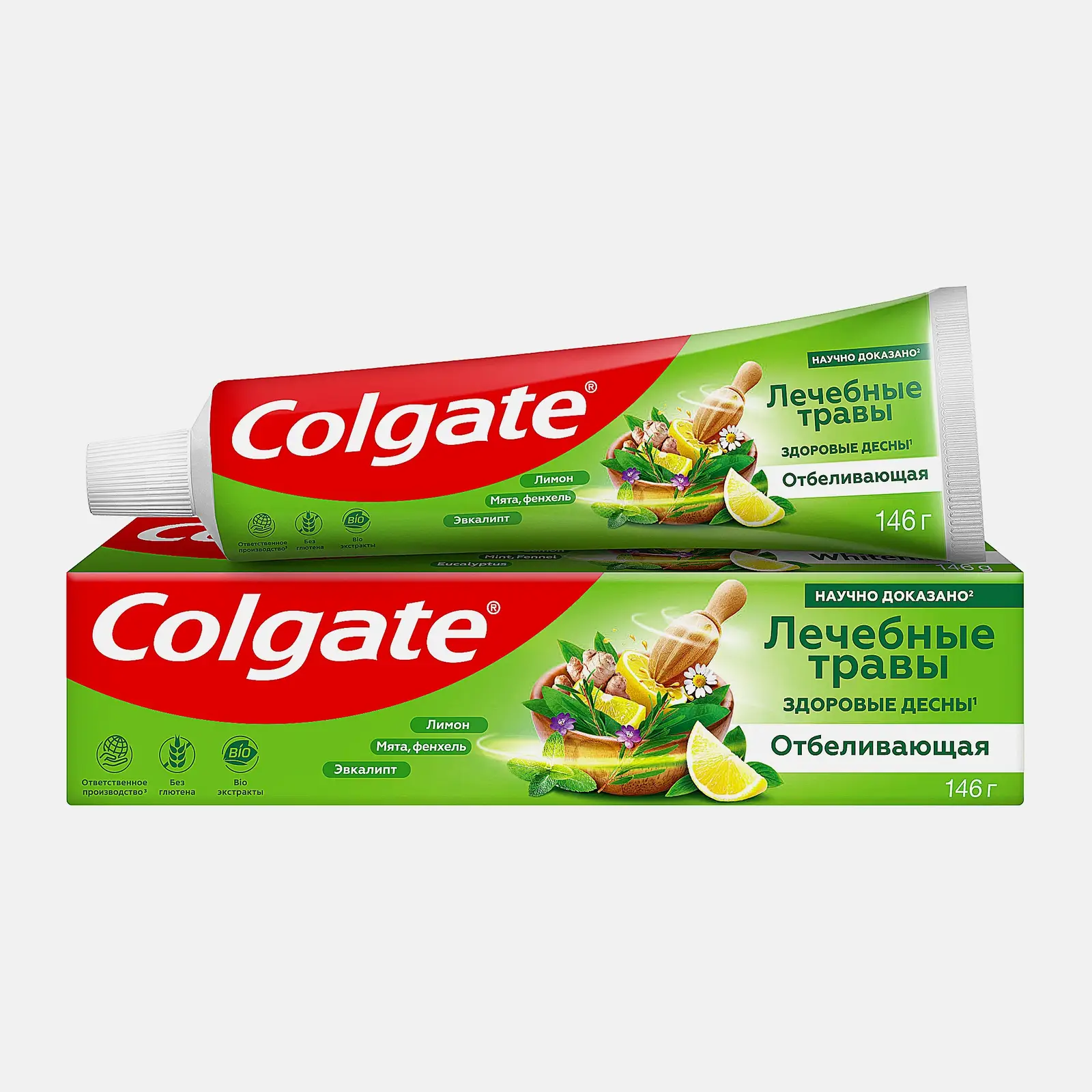 Изображение товара Зубная паста Colgate Лечебные травы отбеливающая 100 мл