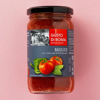 Соус Томатный с базиликом Gusto Di Roma 350мл