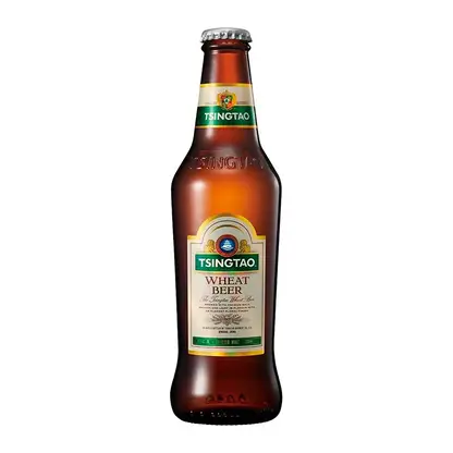 Изображение товара Пиво Tsingtao Wheat светлое нефильтрованное пастеризованное 4.7% 330мл